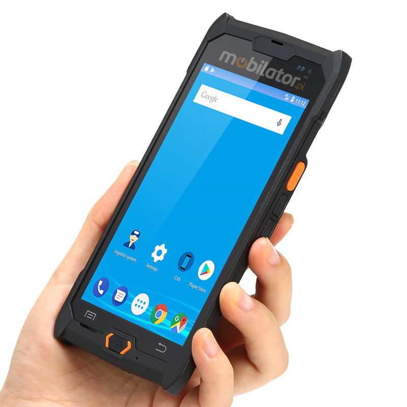 Wodoszczelny kolektor ze skanerem kodw 2D (System Android 9.0) oraz NFC + 4G LTE + Bluetooth + WiFi